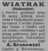 Teraz wystarczy zerknąć na mapę, gdzie wiatrak był, przejść się, zobaczyć co jest teraz.