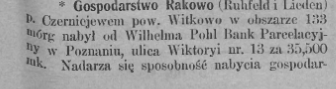 Jak na razie najstarsza wiadomość z gazet